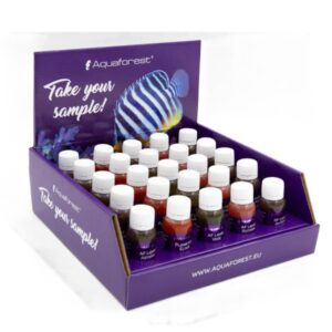 Liquid food sample display