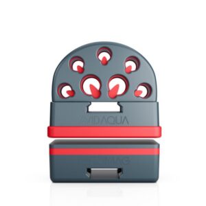 Seven-tube magnetic tube organizer