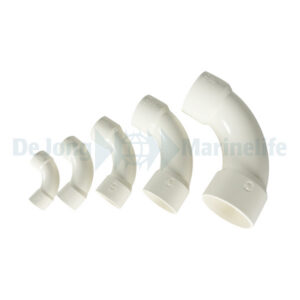 PVC 90° arch Ø 25 mm white