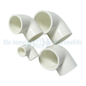 PVC 90° elbow Ø 20 mm white