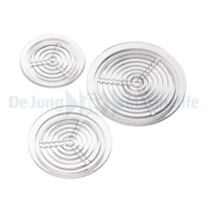 Round grate 50 mm transparent