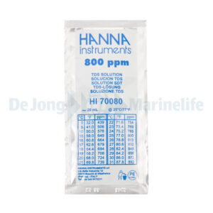 TDS solution 800 ppm (mg / l), 25 bags of 20 ml