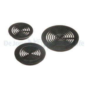 Round grate 50 mm black