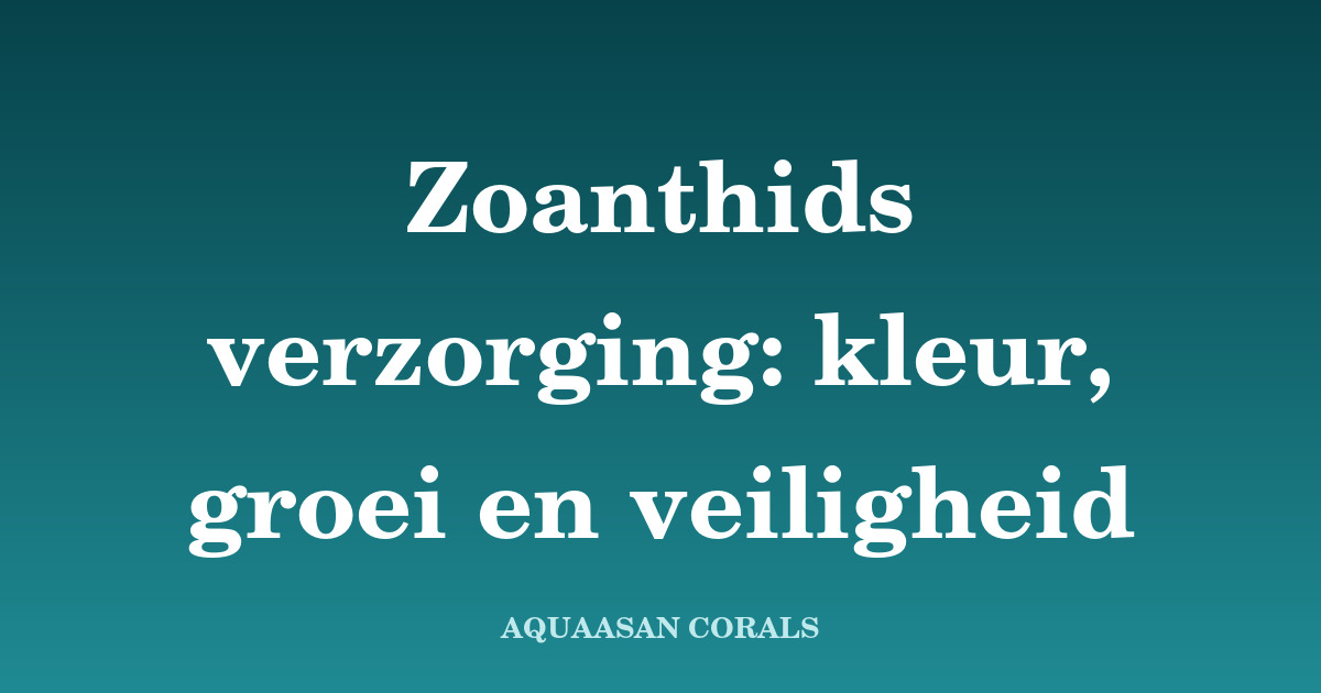 Zoanthus zeeaquarium - Aquaasan Corals